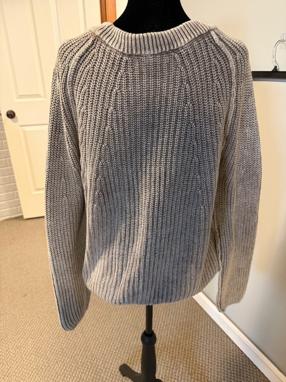 Zenana Gray Oversized Sweater | Small | NWOT | Cozy Neutral - Picture 3 of 4
